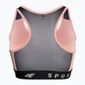 Biustonosz treningowy 4F F051 light pink 2