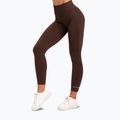 Legginsy treningowe damskie Gym Glamour Push Up chocolate