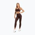Legginsy treningowe damskie Gym Glamour Push Up chocolate 2