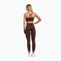 Legginsy treningowe damskie Gym Glamour Push Up chocolate 4