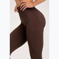 Legginsy treningowe damskie Gym Glamour Push Up chocolate 7