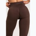 Legginsy treningowe damskie Gym Glamour Push Up chocolate 9
