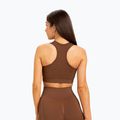 Biustonosz treningowy Gym Glamour Push Up chocolate 2