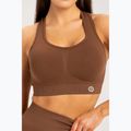Biustonosz treningowy Gym Glamour Push Up chocolate 3