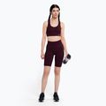 Biustonosz treningowy Gym Glamour Push Up grape 2