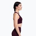 Biustonosz treningowy Gym Glamour Push Up grape 3
