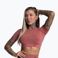 Koszulka treningowa damska Gym Glamour Seamless Rashguard cherry