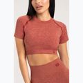 Koszulka treningowa damska Gym Glamour Seamless Rashguard cherry 3