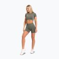 Spodenki treningowe damskie Gym Glamour Seamless khaki 2