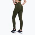 Legginsy treningowe damskie Gym Glamour Push Up khaki 4