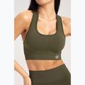 Biustonosz treningowy Gym Glamour Push Up khaki 3