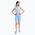 Spodenki treningowe damskie Gym Glamour Push Up baby blue 2