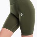 Spodenki treningowe damskie Gym Glamour Flexible khaki 4