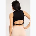 Top treningowy damski Gym Glamour Wiązany black 2