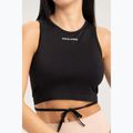 Top treningowy damski Gym Glamour Wiązany black 3