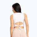 Top treningowy damski Gym Glamour Wiązany white 2