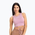Top treningowy damski Gym Glamour Wiązany pink 3