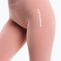 Legginsy treningowe damskie Gym Glamour Compress rose tan 4