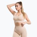 Biustonosz treningowy Gym Glamour Compress almond