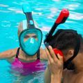 Maska pełnotwarzowa do snorkelingu AQUASTIC SMA-01SN niebieska 3