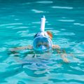 Maska pełnotwarzowa do snorkelingu dziecięca AQUASTIC SMK-01N niebieska 9