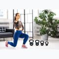 Kettlebell Żeliwny gumowany TREXO VKB08 8 kg 3