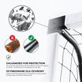 Bramka do piłki nożnej OneTeam One OT-SG3016 300 x 160 cm stal ocynkowana biały/czarny 13