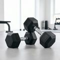 Hantel ogumowany XTREXO Hex 22.5 kg 3