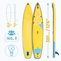 Deska SUP AQUASTIC Touring 12'6" żółty 17