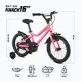 Rower dziecięcy ATTABO KNACK 16" różowy 2