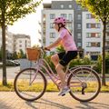 Rower miejski młodzieżowy ATTABO CITY 26" różowy 18