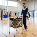 Wózek na piłki do siatkówki OneTeam Slot czarny 4