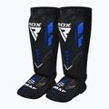 Ochraniacze piszczeli i stóp RDX IMMAF Approved Neoprene Shin Instep blue