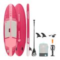 Zestaw deska SUP pompowana AQUASTIC Compact 9'6" różowy 21