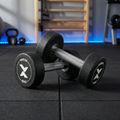 Hantel żeliwny gumowany XTREXO Pro 6 kg czarny 3