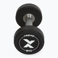 Hantel żeliwny gumowany XTREXO Pro 6 kg czarny 7