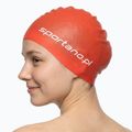 Czepek pływacki SPORTANO silikonowy pomarańczowy 3