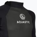 Pianka surfingowa męska AQUASTIC z neoprenu 4/3 mm WAVEY czarny 12