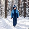 Kurtka ocieplana dziecięca Kadva Zippi KDG WP 5K/3K niebieski 5