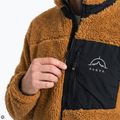 Bluza polarowa męska KADVA Rodvik brązowy 7