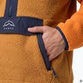 Bluza polarowa męska KADVA RODIA brązowy 7