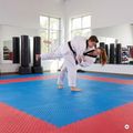 Mata HOOK FIGHTING x Jen Yau puzzle tatami z certyfikatem World Taekwondo Federation niebieski 3