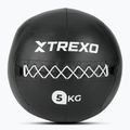 Piłka lekarska TREXO Wall Ball 5 kg czarny