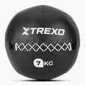 Piłka lekarska XTREXO Wall Ball 7 kg czarny