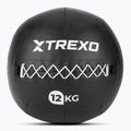 Piłka lekarska XTREXO Wall Ball 12 kg czarny
