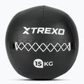 Piłka lekarska XTREXO Wall Ball 15 kg czarny