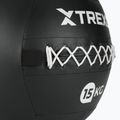 Piłka lekarska XTREXO Wall Ball 15 kg czarny 4
