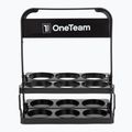 Zestaw OneTeam koszyk Water Bottle Carries + bidon Sportano x 6 szt czarny 3