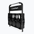 Zestaw OneTeam koszyk Water Bottle Carries + bidon Sportano x 6 szt czarny 7