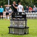 Zestaw OneTeam koszyk Water Bottle Carries + bidon Sportano x 6 szt czarny 2